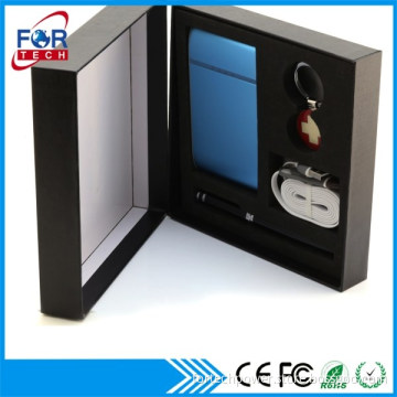 The Best Thanksgiving Day Corporate Gifts Set Power Bank 5000mah,Ballpen,Keychain,2in1 Micro USB Port with Your Logos